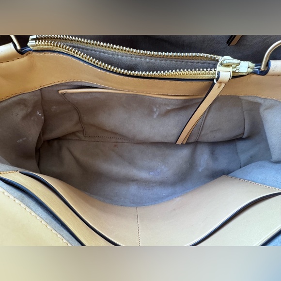 Tory Burch McGraw Small Leather Tote – Butter Yellow - Picture 14 of 16